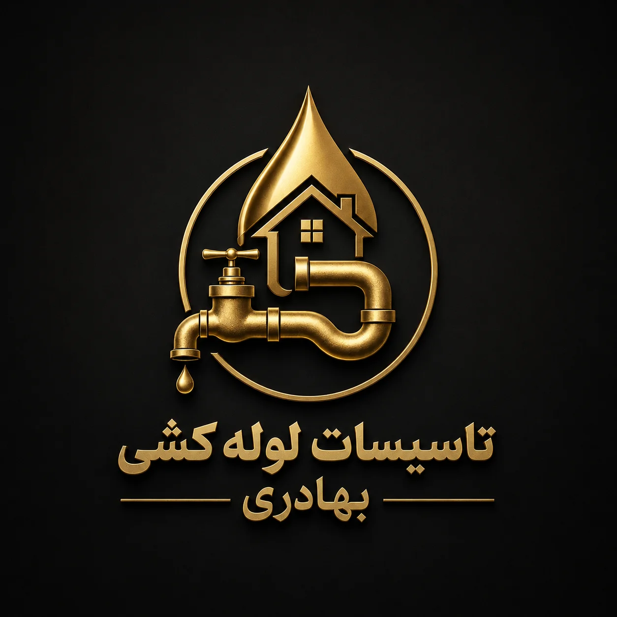 لوگو تاسیسات علی بهادری