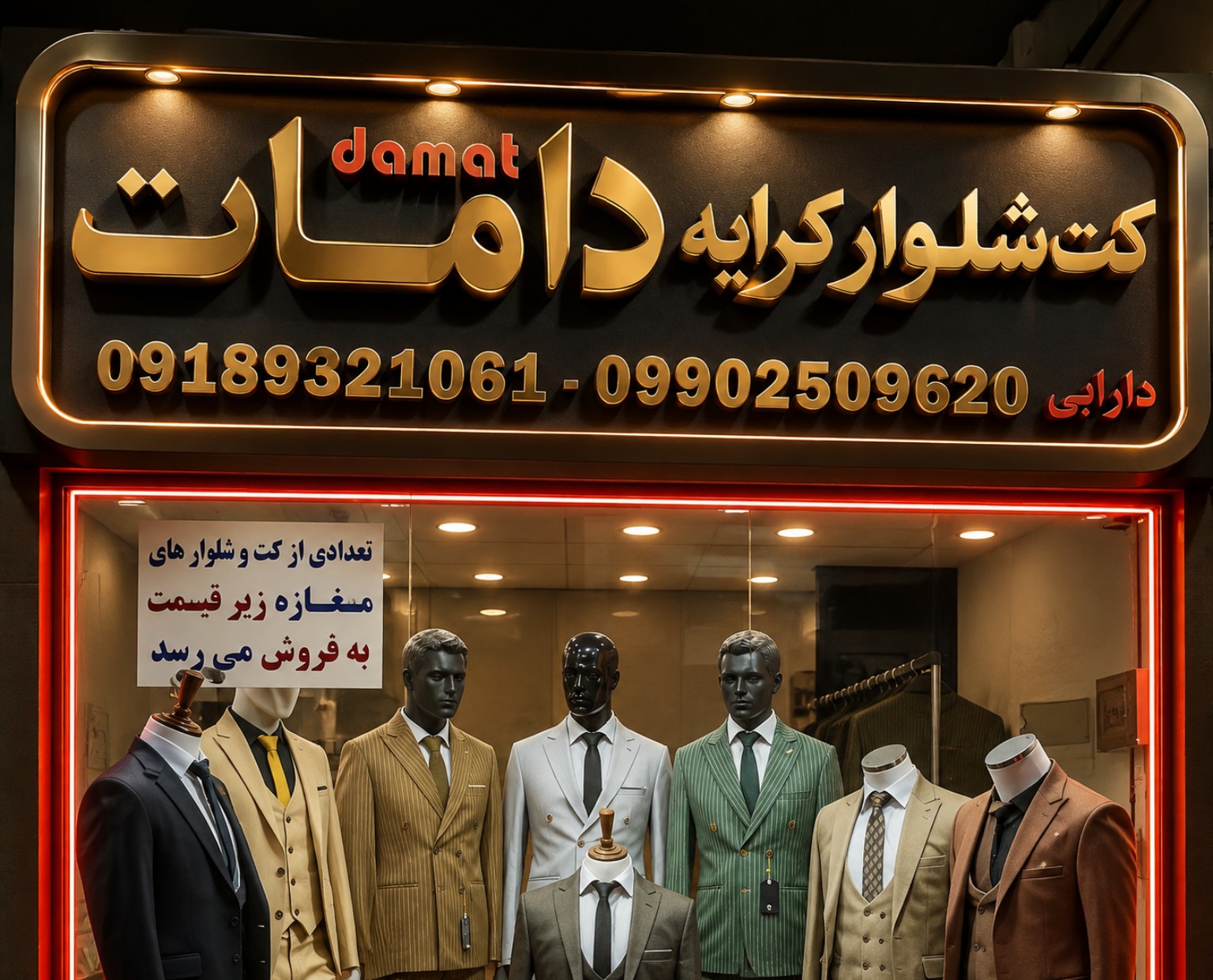 گالری کت وشلوار کرایه دامات