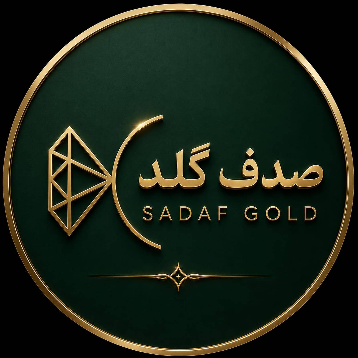 لوگو گالری طلای صدف/سعادت آباد/