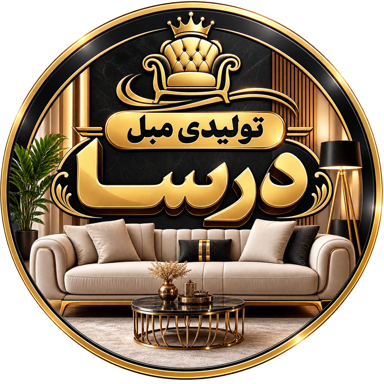 لوگو تولیدی مبل درسا