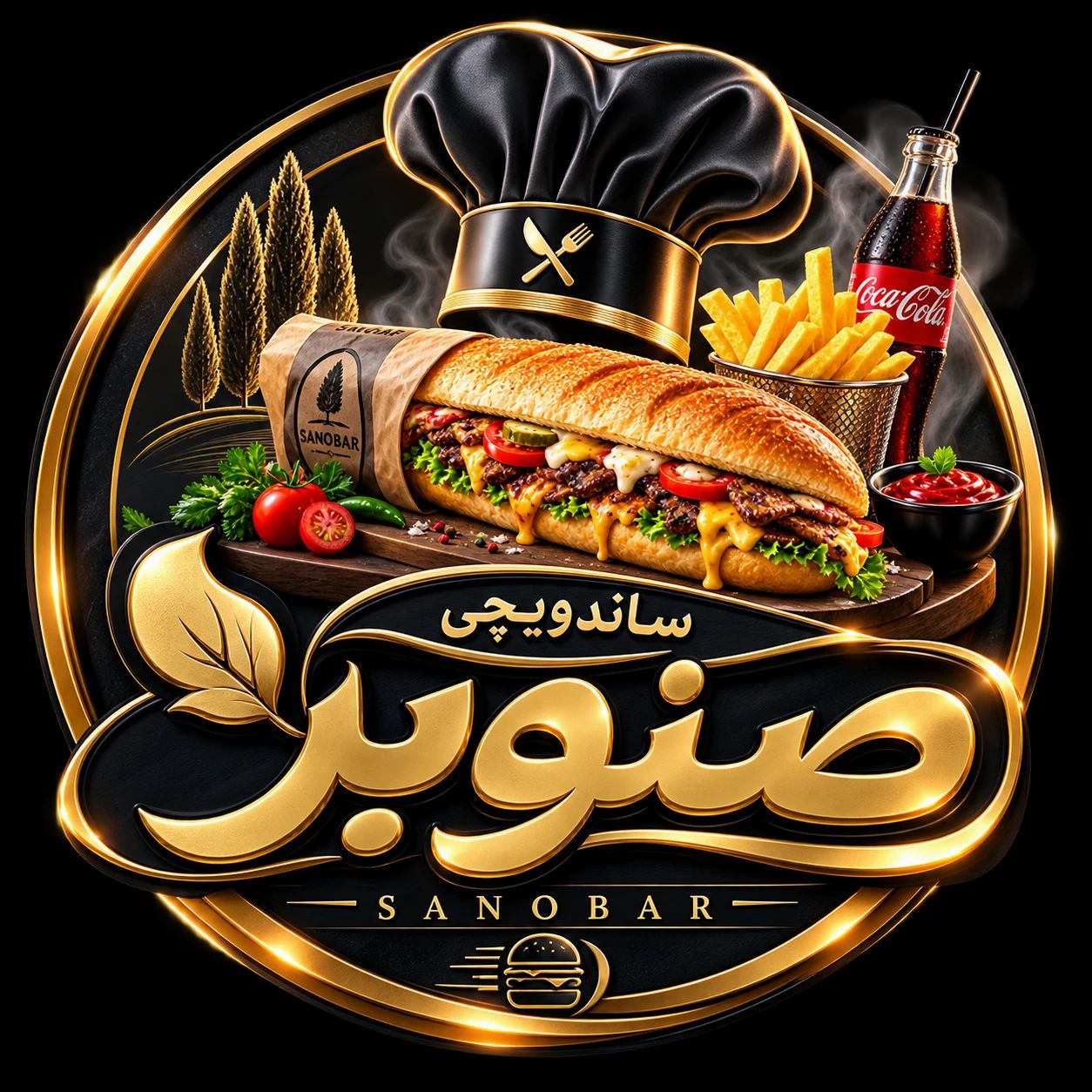 لوگو ساندویچ صنوبر