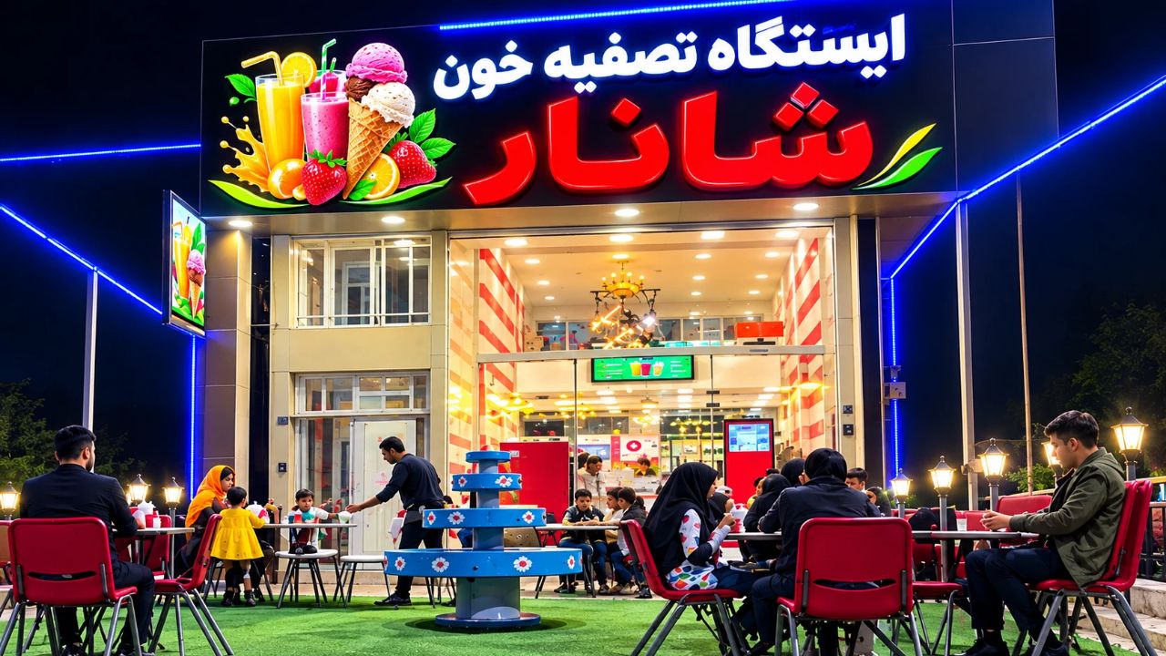 گالری آبمیوه وبستنی شانار