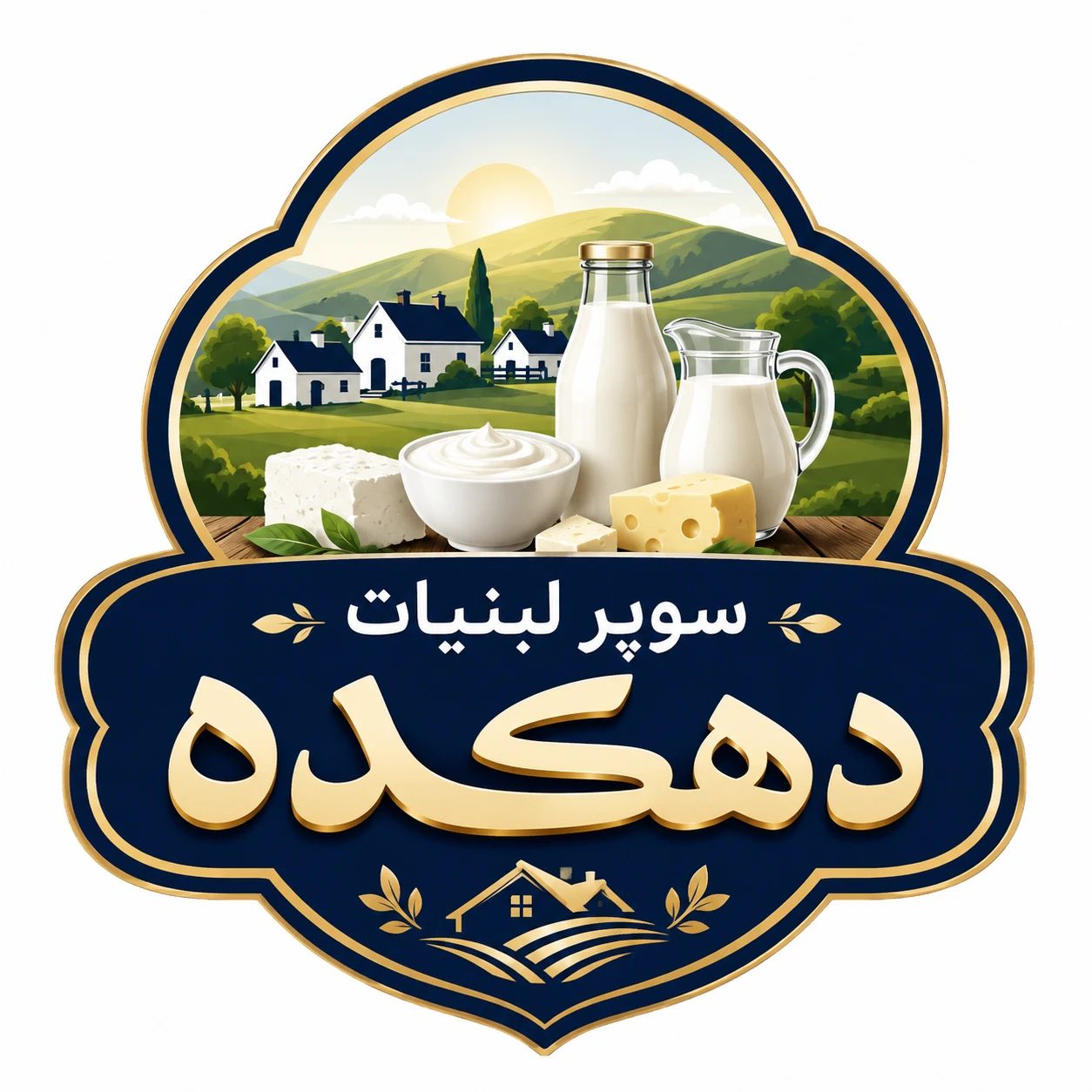 لوگو لبنیات و ماست بندی