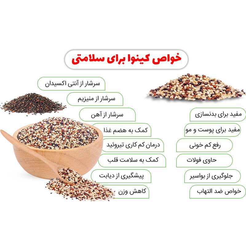 خاویار گیاهی(کینوا)